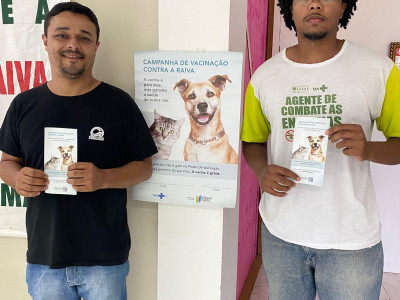 Foto 3 de 5 - Campanha de vacinação contra raiva em São José do Calçado