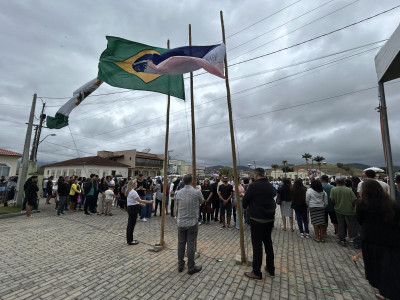 Foto 2 de 5 - Momento Cívico reúne escolas municipais em São José do Calçado