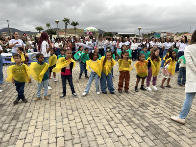 Foto 5 de 5 - Momento Cívico reúne escolas municipais em São José do Calçado