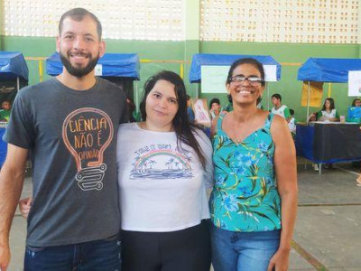 Foto 1 de 3 - Secretaria de Educação de São José do Calçado realiza Feira de Ciências na E.M. Manoel Franco