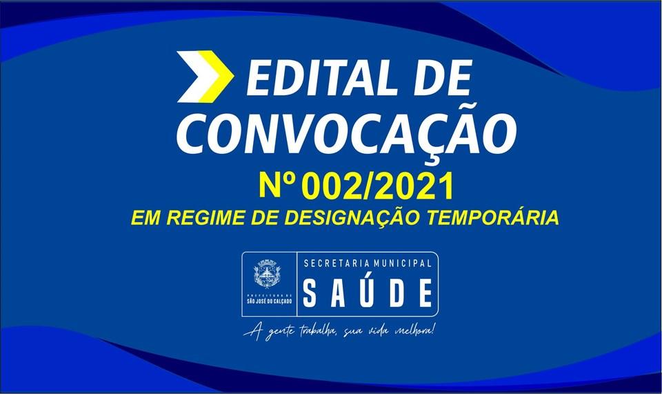 EDITAL DE CONVOCAÇÃO 02/20021