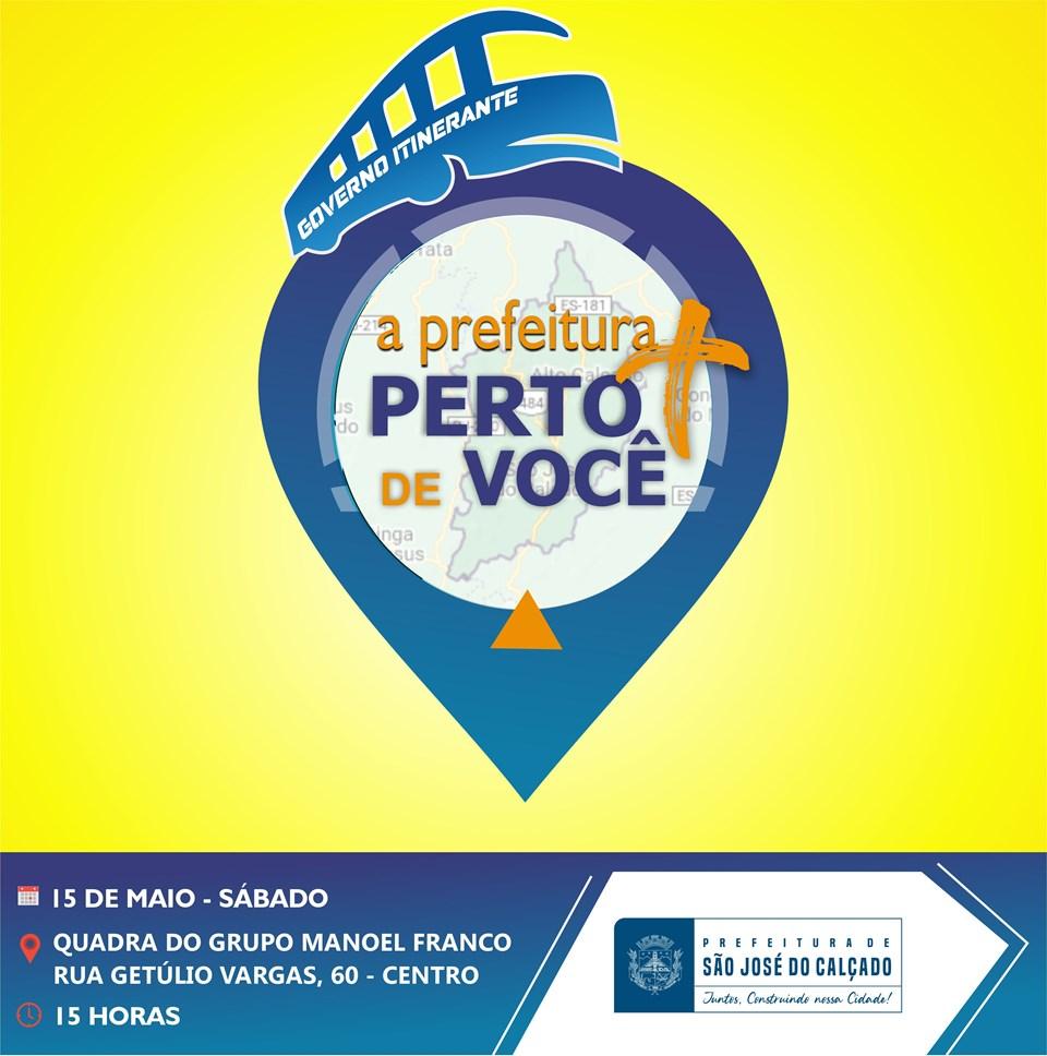 PREFEITURA EM AÇÃO: PELA PRIMEIRA VEZ EM SÃO JOSÉ DO CALÇADO, GOVERNO ITINERANTE APROXIMA EXECUTIVO DO CIDADÃO