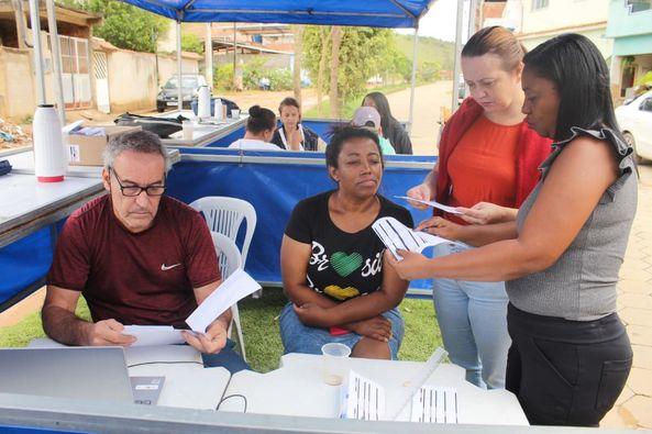 Prefeitura de Calçado realiza busca ativa por IPTU no Loteamento São Domingos.
