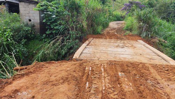 Prefeitura de Calçado constrói ponte entre Airituba e Guaçuí