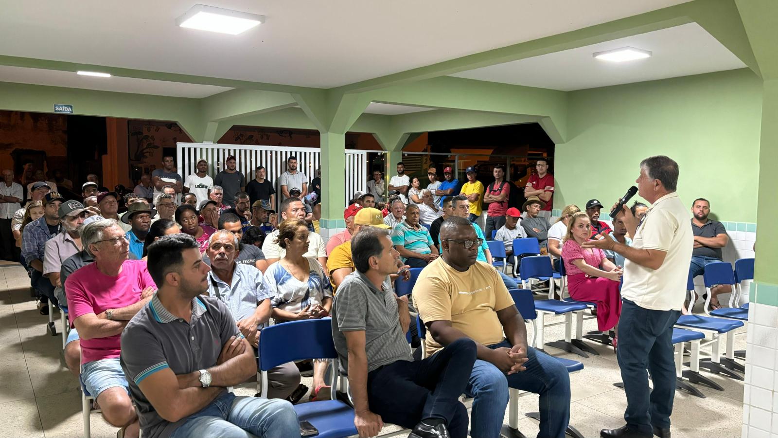 Prefeitura de São José do Calçado, realiza reunião em São Benedito
