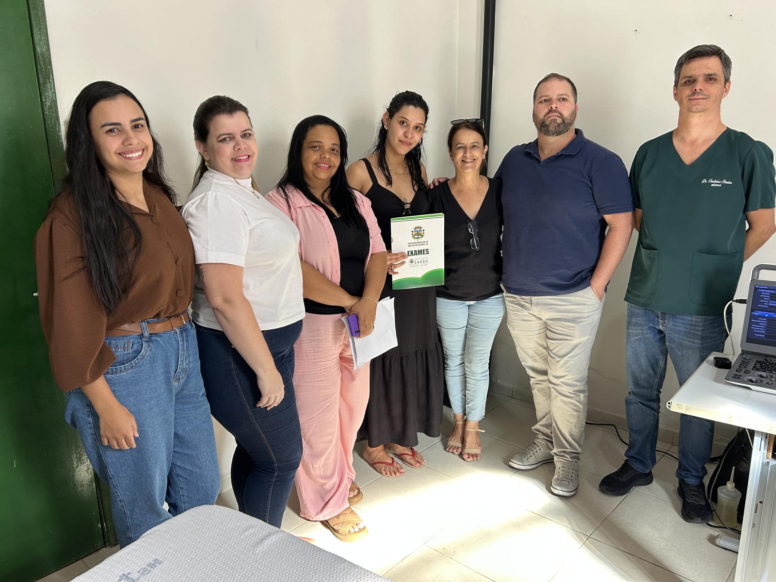 Inicio dos exames de ultrassom em nosso município.