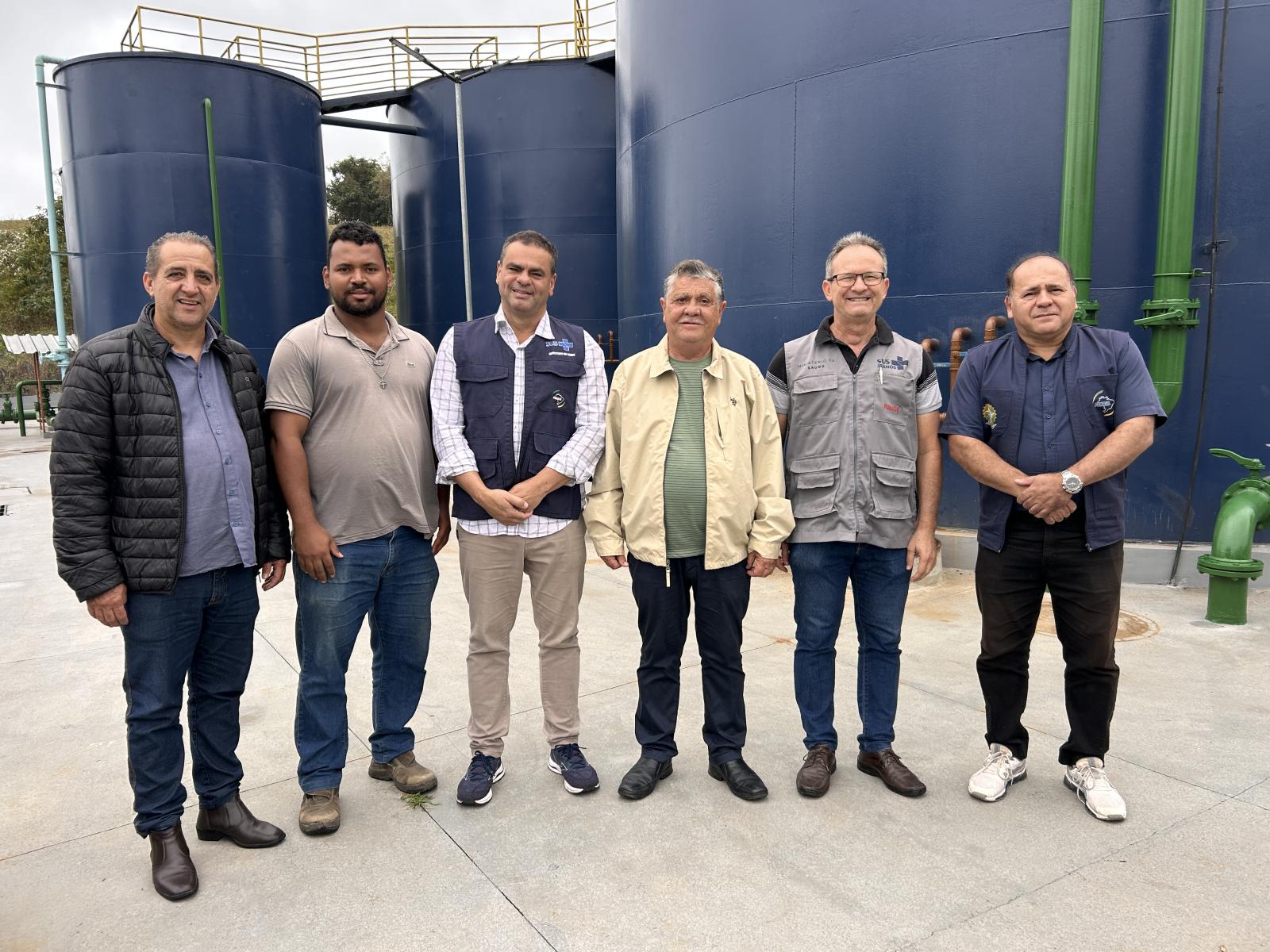 FUNASA realiza visita técnica às obras de esgotamento sanitário em São José do Calçado